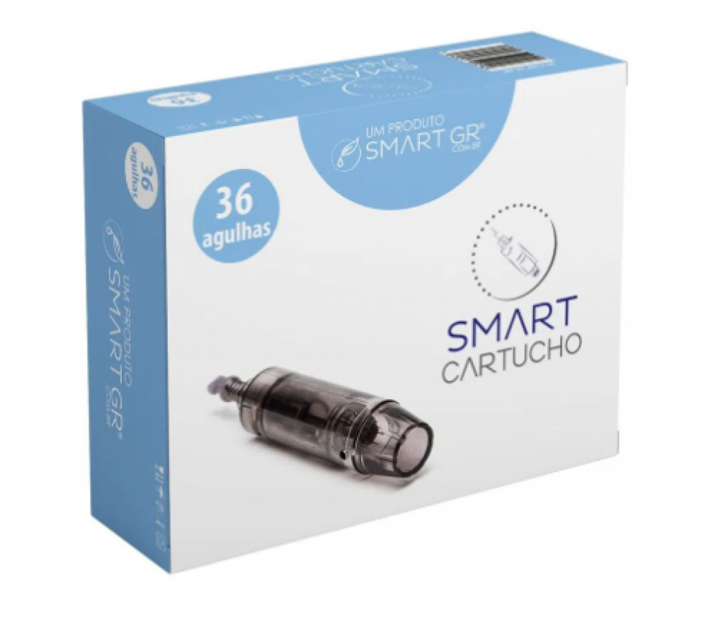 imagem Cartucho Smart Derma Pen Preto 36 Agulhas - Kit com 10 unidades 