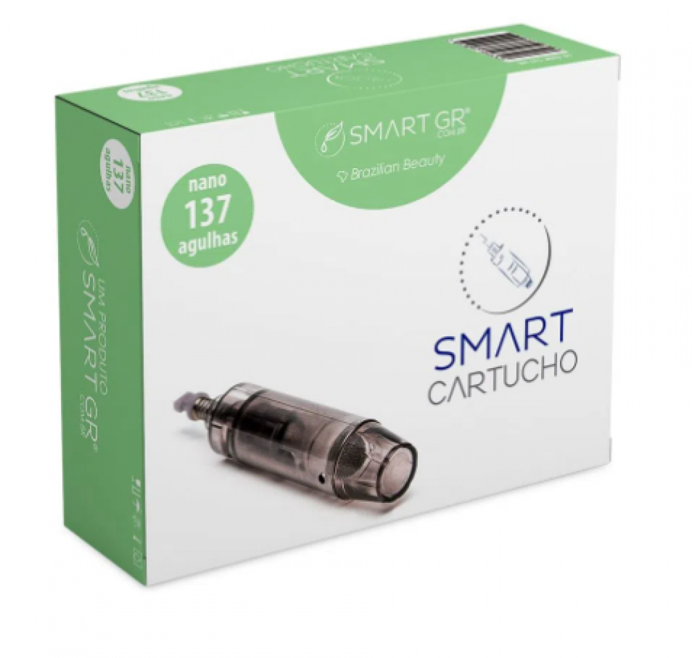 imagem Cartucho Smart Derma Pen Preto 137 Agulhas - Kit com 10 unidades